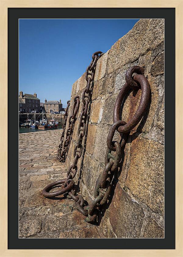 Old Harbor Chains And Mooring Rings