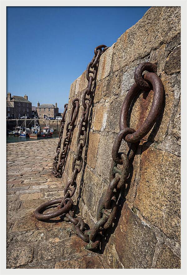 Old Harbor Chains And Mooring Rings