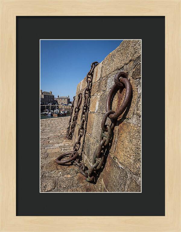 Old Harbor Chains And Mooring Rings