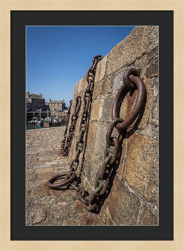 Old Harbor Chains And Mooring Rings