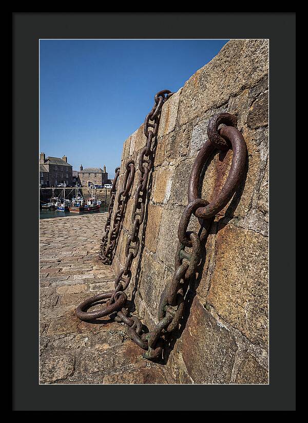 Old Harbor Chains And Mooring Rings