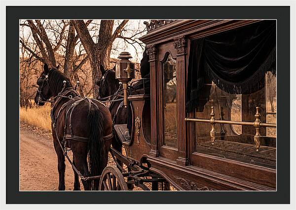Old Horse Drawn Hearse