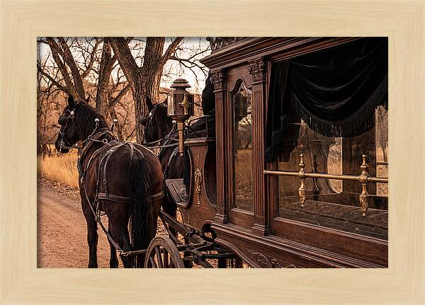 Old Horse Drawn Hearse