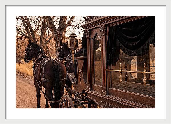 Old Horse Drawn Hearse