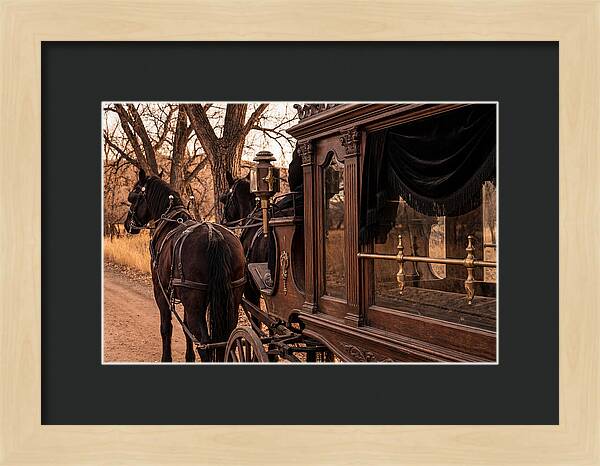 Old Horse Drawn Hearse