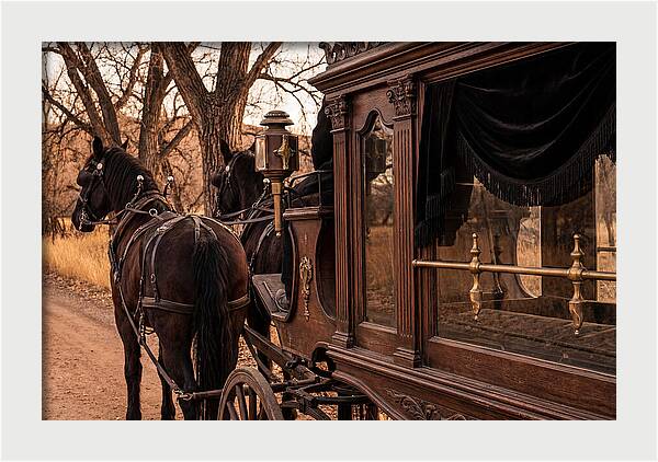Old Horse Drawn Hearse