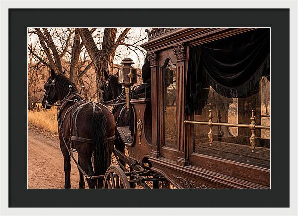 Old Horse Drawn Hearse