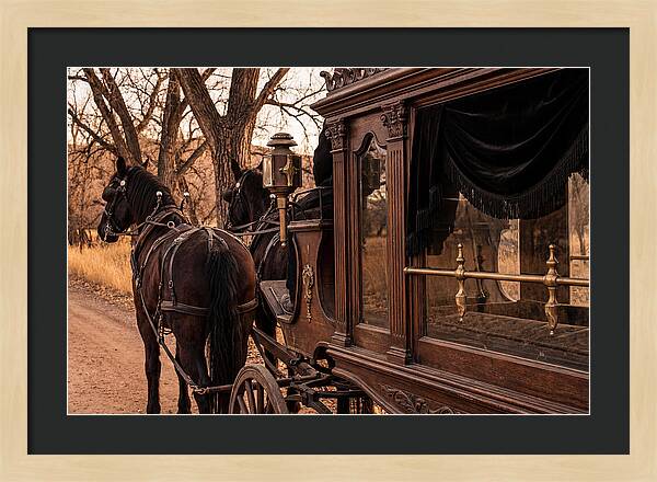 Old Horse Drawn Hearse