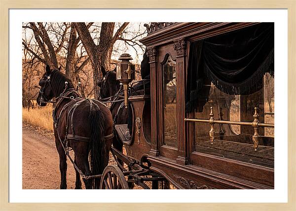 Old Horse Drawn Hearse