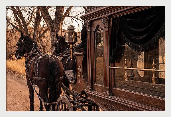 Old Horse Drawn Hearse