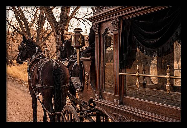Old Horse Drawn Hearse