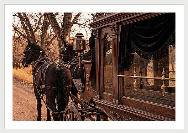 Old Horse Drawn Hearse