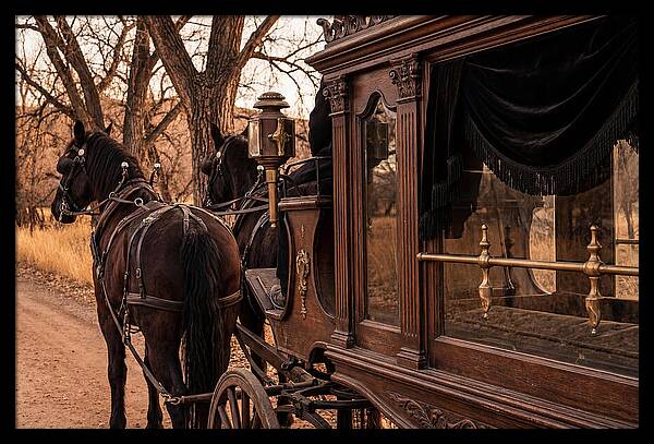 Old Horse Drawn Hearse