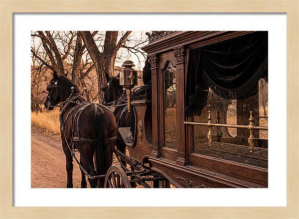 Old Horse Drawn Hearse