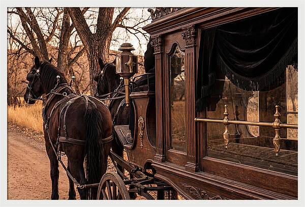 Old Horse Drawn Hearse