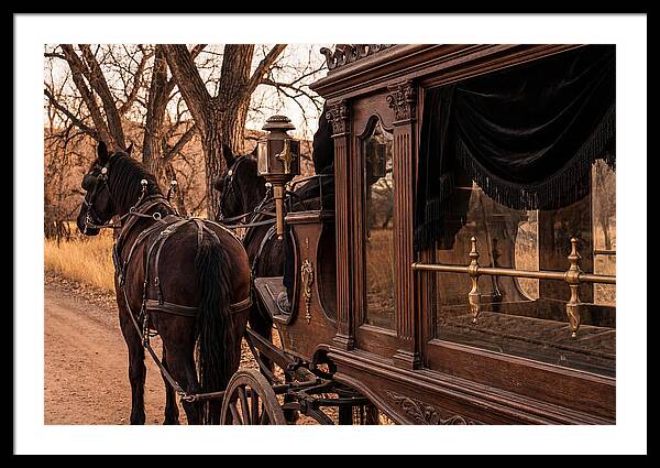 Old Horse Drawn Hearse