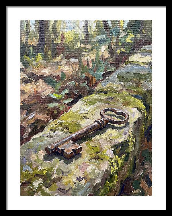 Old Key Among Natures Embrace