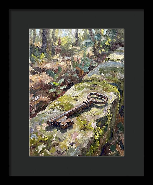 Old Key Among Natures Embrace