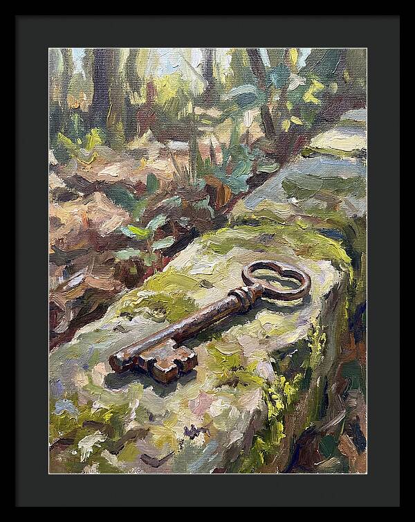 Old Key Among Natures Embrace