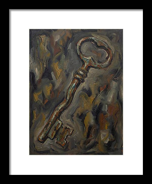 Old Key In Expressionist Style