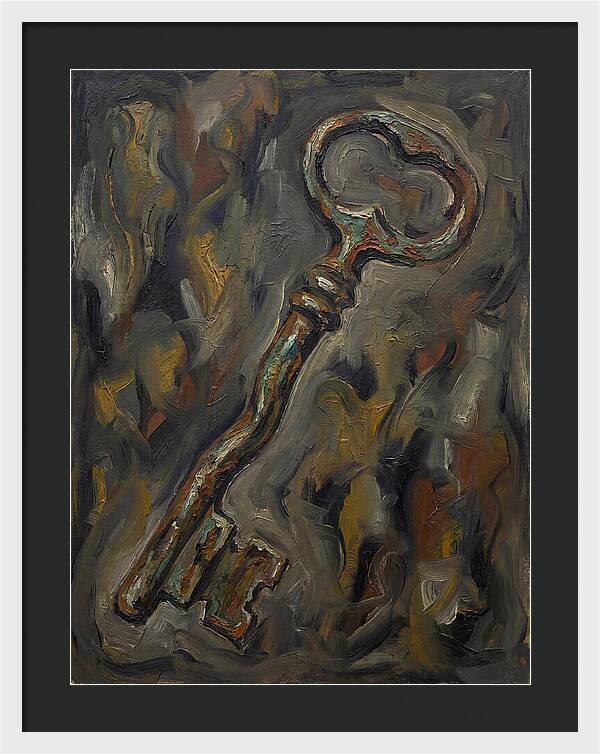 Old Key In Expressionist Style