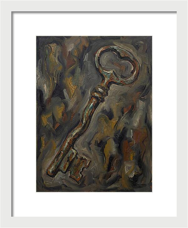 Old Key In Expressionist Style
