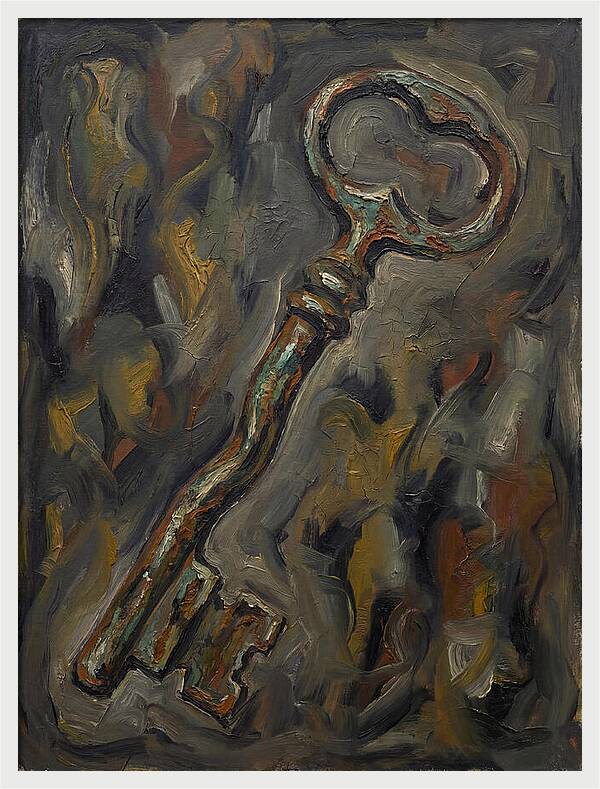 Old Key In Expressionist Style