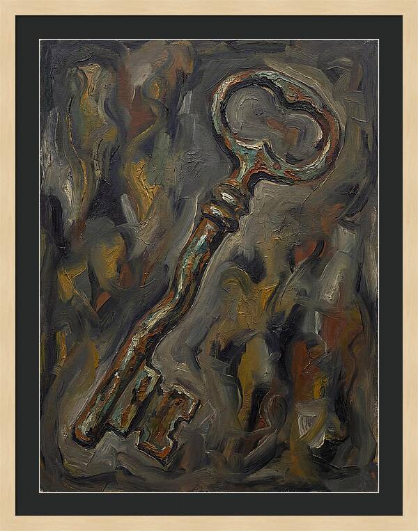 Old Key In Expressionist Style