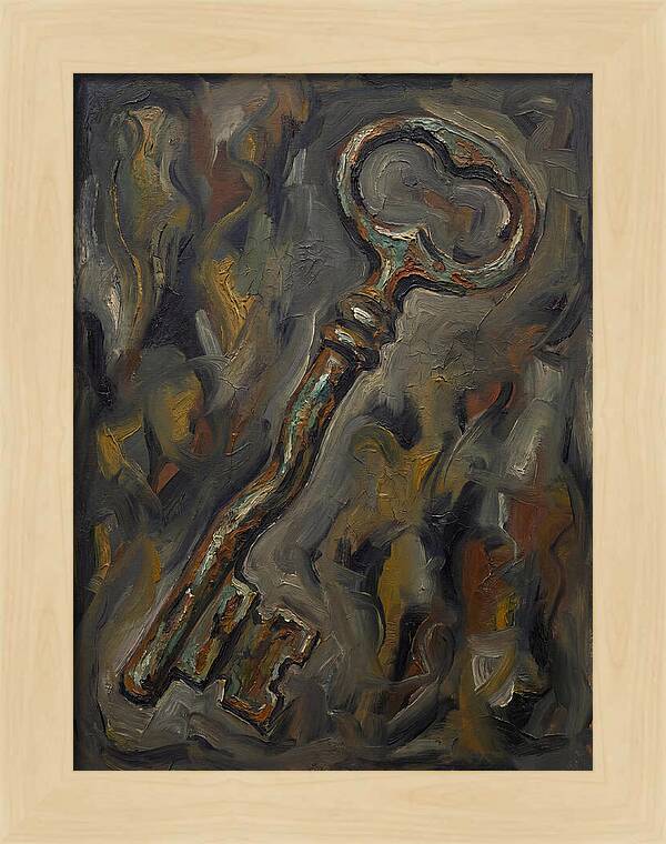 Old Key In Expressionist Style