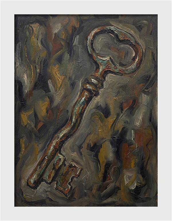 Old Key In Expressionist Style