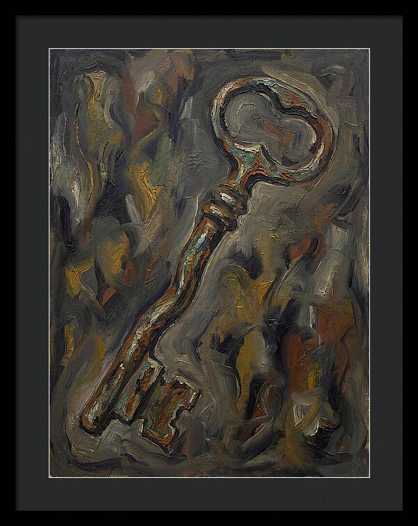 Old Key In Expressionist Style