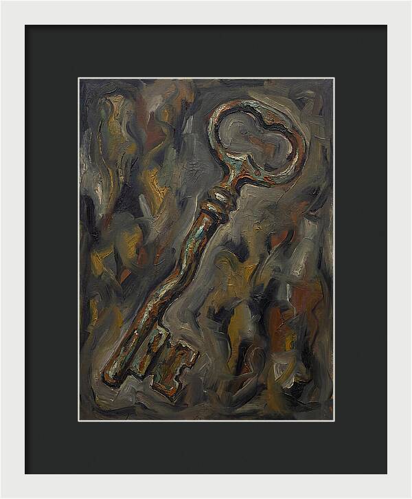 Old Key In Expressionist Style