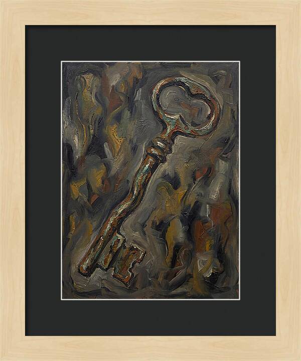 Old Key In Expressionist Style