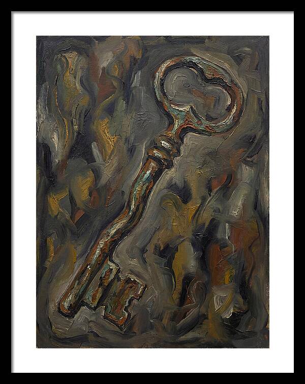 Old Key In Expressionist Style