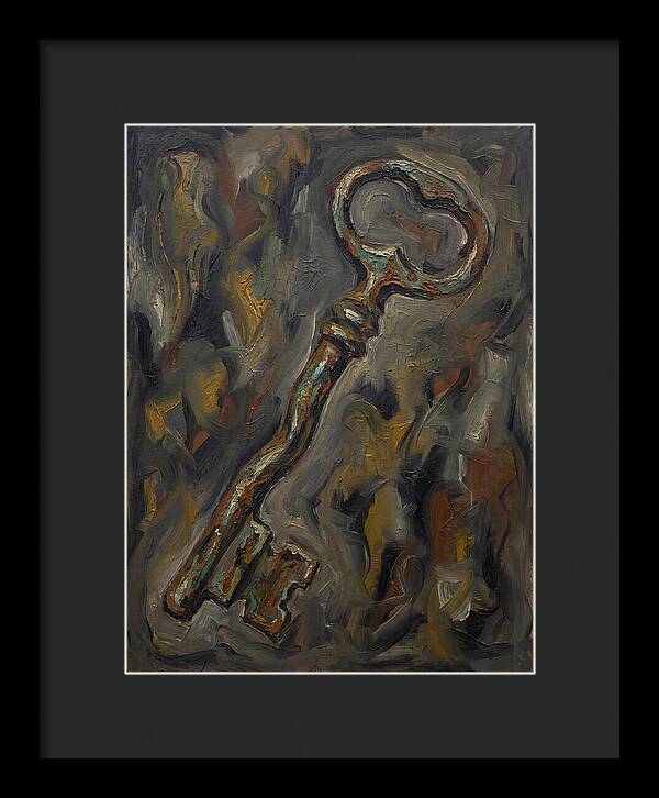 Old Key In Expressionist Style