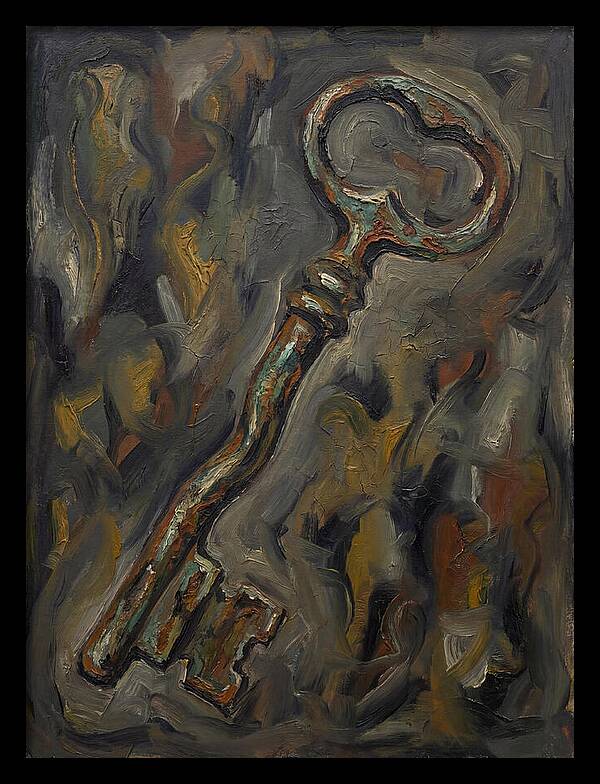 Old Key In Expressionist Style
