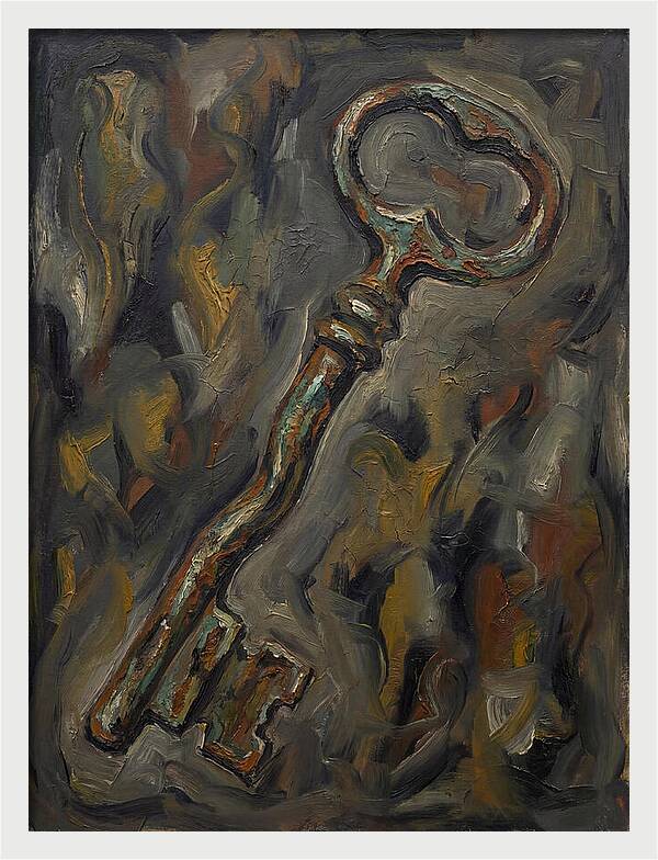 Old Key In Expressionist Style