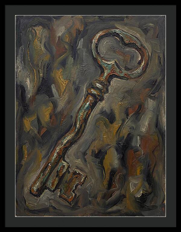 Old Key In Expressionist Style