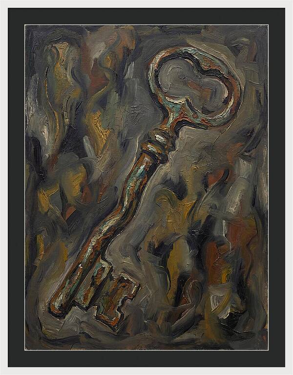 Old Key In Expressionist Style