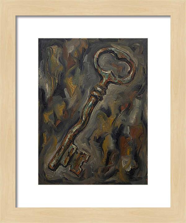 Old Key In Expressionist Style