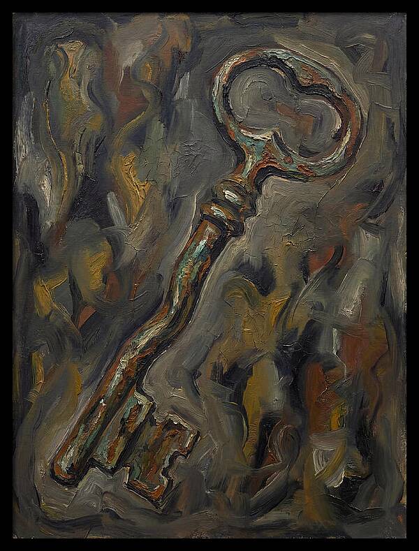 Old Key In Expressionist Style