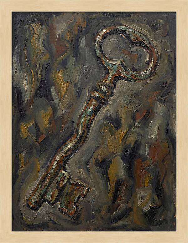 Old Key In Expressionist Style