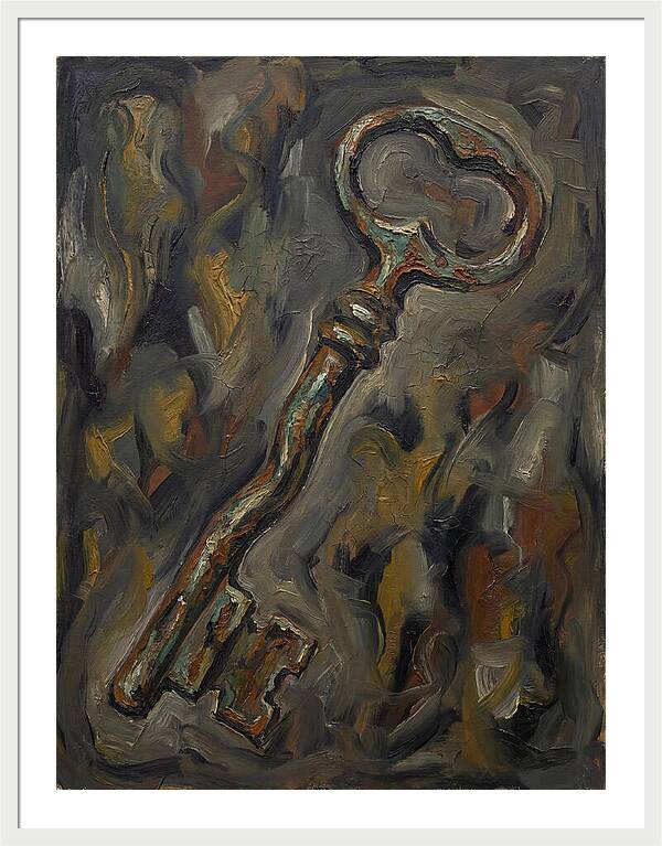 Old Key In Expressionist Style