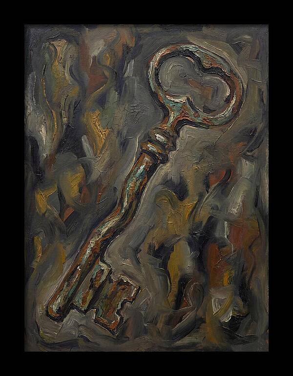 Old Key In Expressionist Style