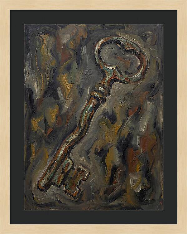 Old Key In Expressionist Style