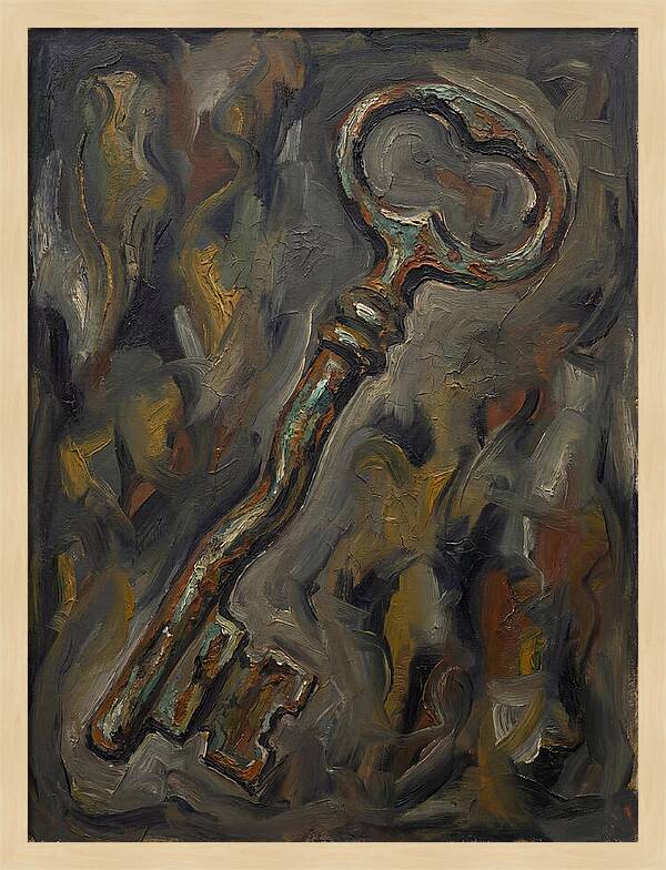 Old Key In Expressionist Style
