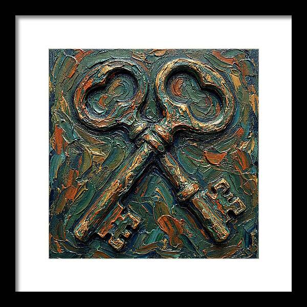 Old Keys In Texture