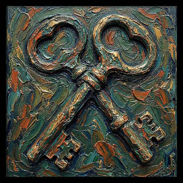 Old Keys In Texture