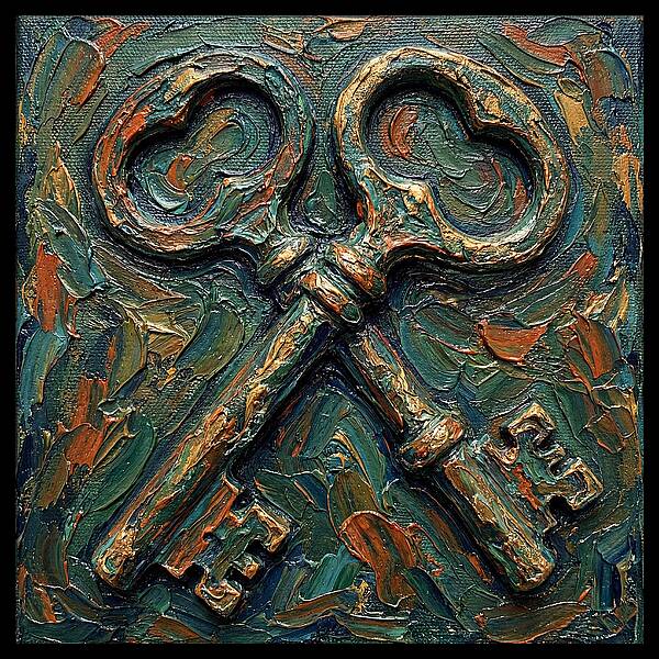 Old Keys In Texture