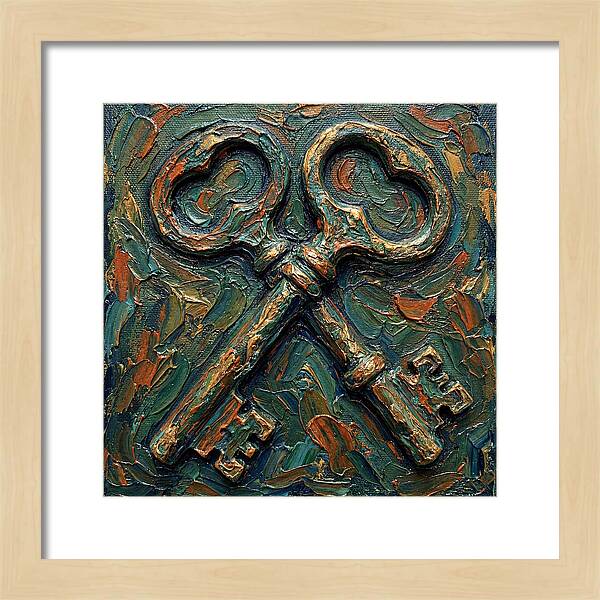 Old Keys In Texture